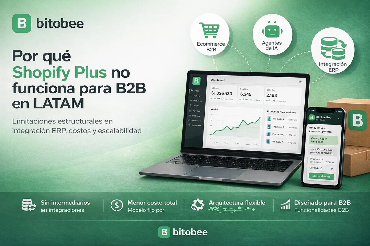 Por qué Shopify Plus no funciona para B2B en LATAM